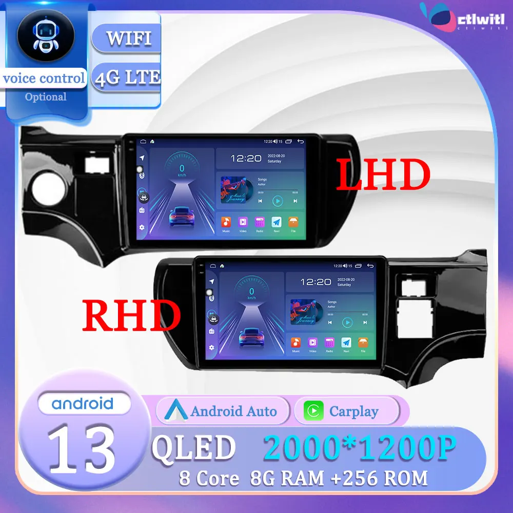 Android 13 For Toyota Aqua LHD RHD 2011 - 2017 Autoradio Carplay Car Stereo Radio Navigation Videp Player Multimedia
Android 13 For Toyota Aqua LHD RHD 2011 - 2017 Autoradio Carplay Car Stereo Radio Navigation Videp Player Multimedia