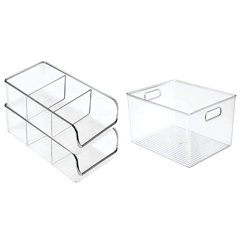Acrylic Transparent Refrigerator Desktop Dormitory Bathroom Storage Box With 2Pcs Food Packet Kitchen Storage Organizer
Acrylic Transparent Refrigerator Desktop Dormitory Bathroom Storage Box With 2Pcs Food Packet Kitchen Storage Organizer