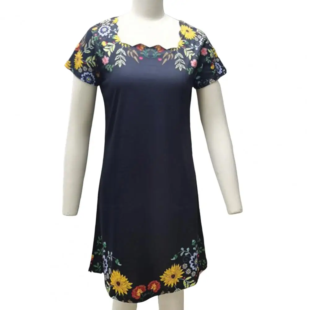 Stylish Ladies Dress Square Collar 3D Cutting Casual Dress Simple Casual Female Tunic Dress
Stylish Ladies Dress Square Collar 3D Cutting Casual Dress Simple Casual Female Tunic Dress