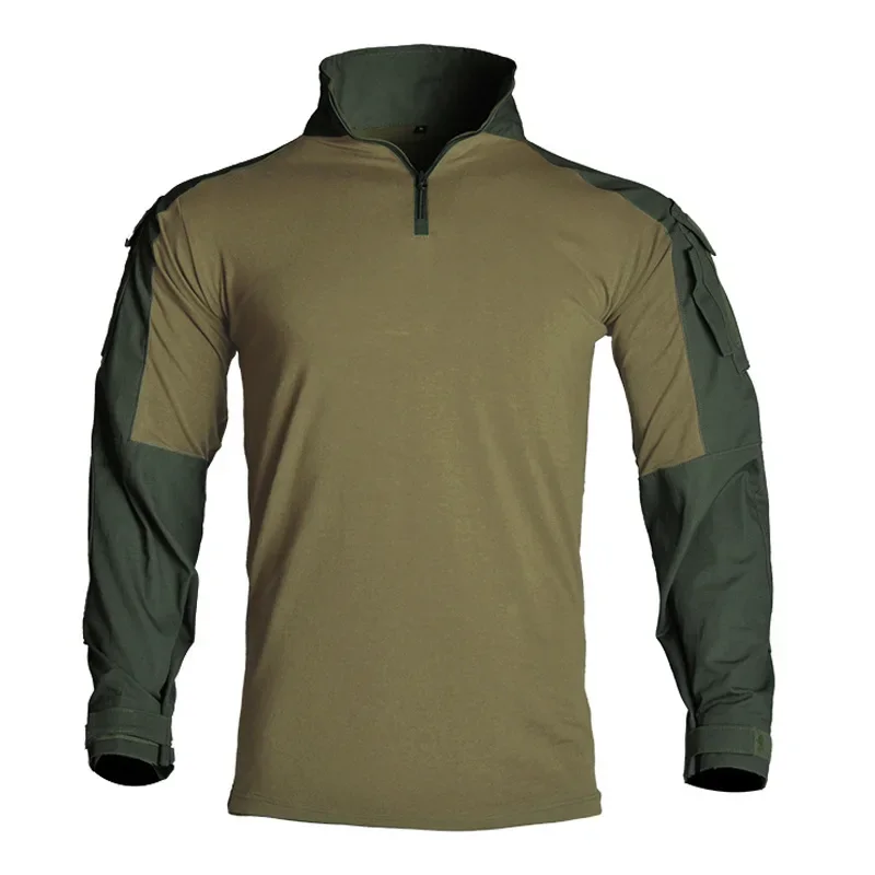 

Рубашка Softair Мужская камуфляжная, тактическая Боевая уличная одежда в стиле милитари, с длинным рукавом, для охоты, скалолазания, походов