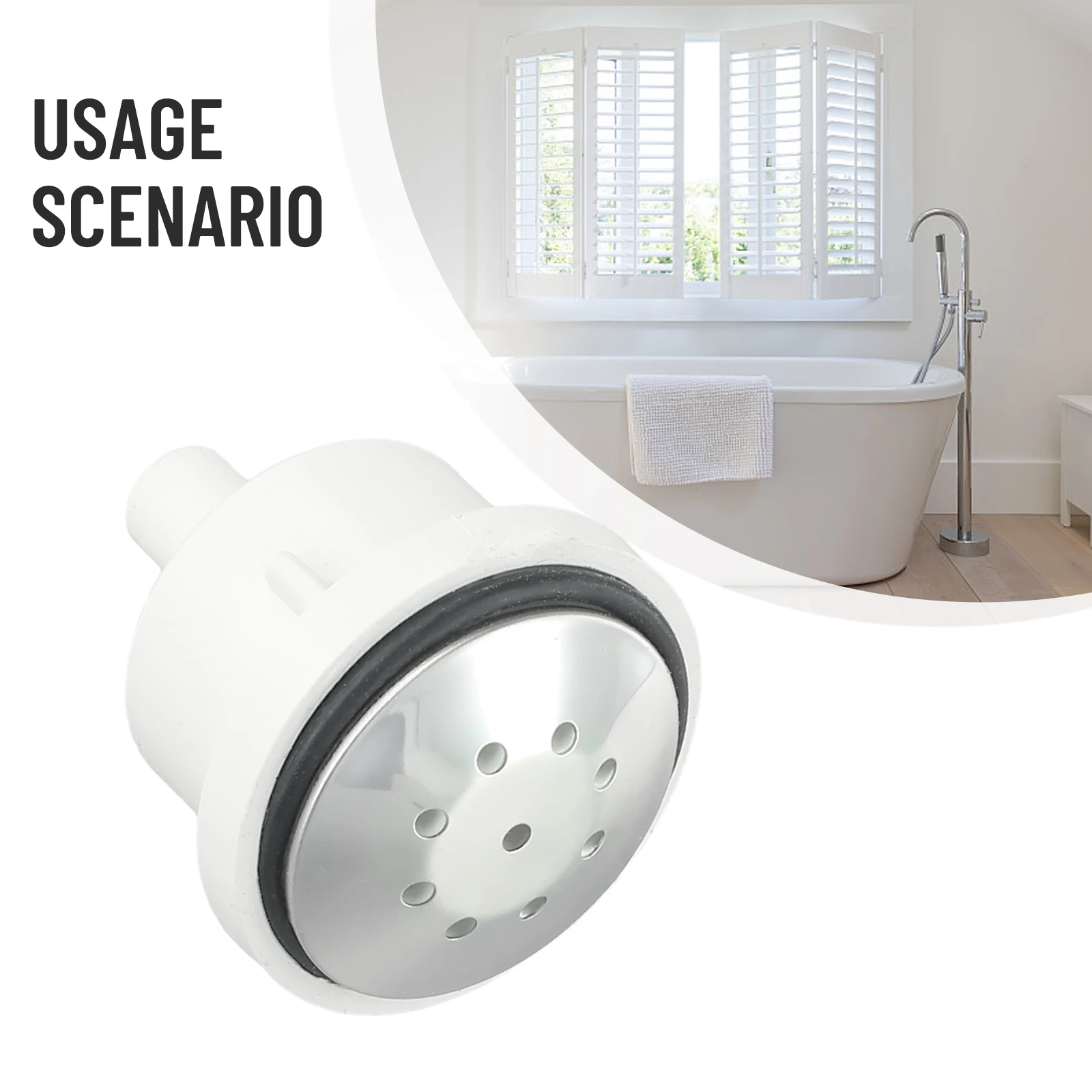 1PCS Bathtub Air Jet Plastic 2.2x1.9in 9 Hole Spa Massage Pool Air Bubble Nozzle For Family Bathtub SPA Pool Bathroom Accessorie
1PCS Bathtub Air Jet Plastic 2.2x1.9in 9 Hole Spa Massage Pool Air Bubble Nozzle For Family Bathtub SPA Pool Bathroom Accessorie