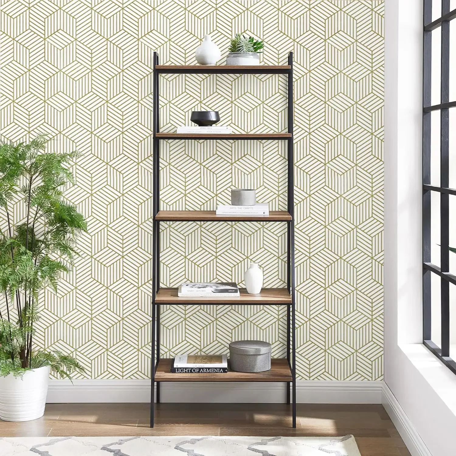 Self Adhesive Wall Stickers White and Gold Geometric Wallpaper Removable Vinyl Contact Paper for Cabinet Shelf Drawer Waterproof
Self Adhesive Wall Stickers White and Gold Geometric Wallpaper Removable Vinyl Contact Paper for Cabinet Shelf Drawer Waterproof
