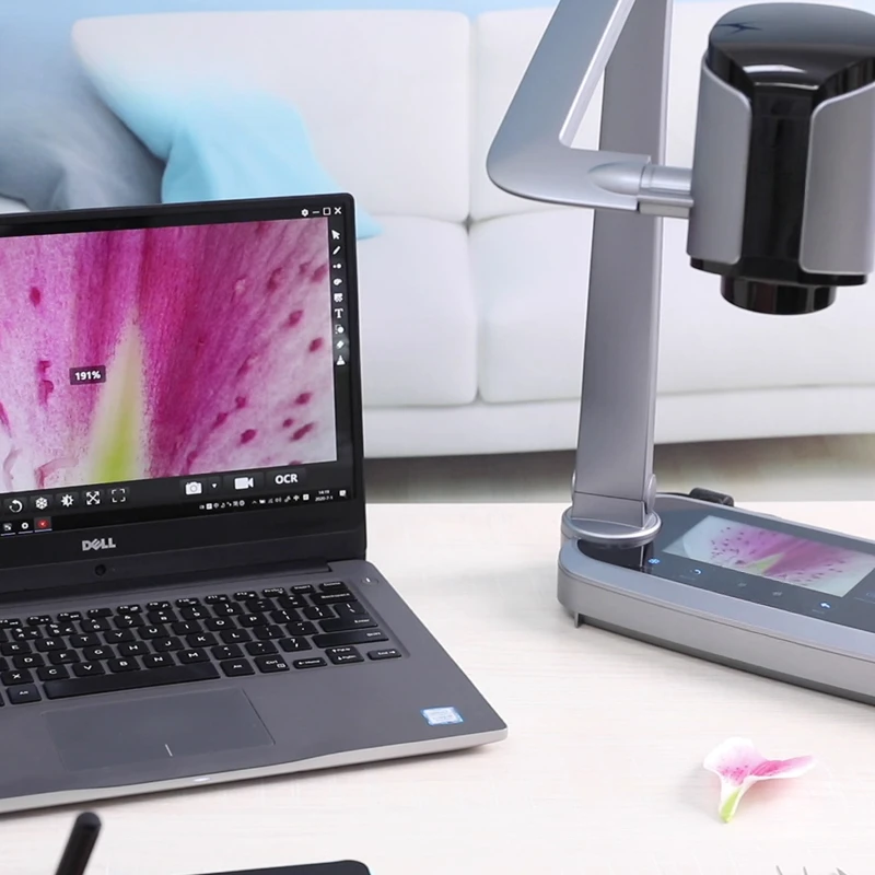 Цифровая аудиокамера высокой производительности для документов 12X оптический визуализатор для презентаций 
Цифровая аудиокамера высокой производительности для документов 12X оптический визуализатор для презентаций