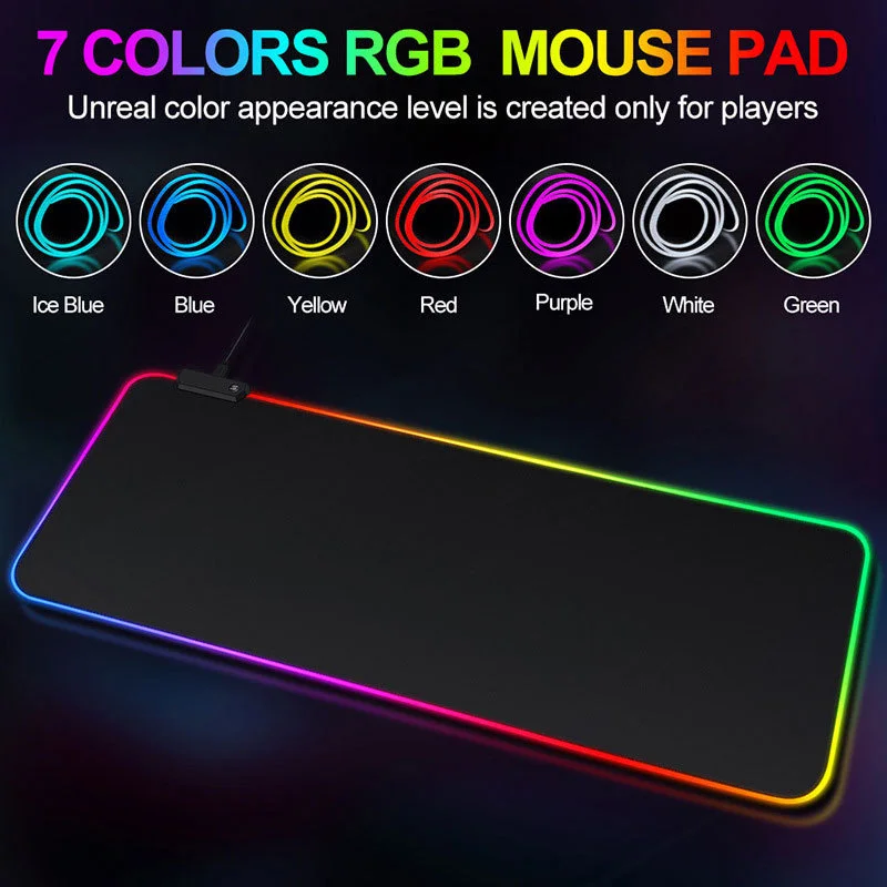 Игровой коврик для мыши 800x300x4 мм, RGB компьютерный коврик для мыши, большой коврик для мыши с подсветкой, коврик для клавиатуры, Настольный коврик
Игровой коврик для мыши 800x300x4 мм, RGB компьютерный коврик для мыши, большой коврик для мыши с подсветкой, коврик для клавиатуры, Настольный коврик