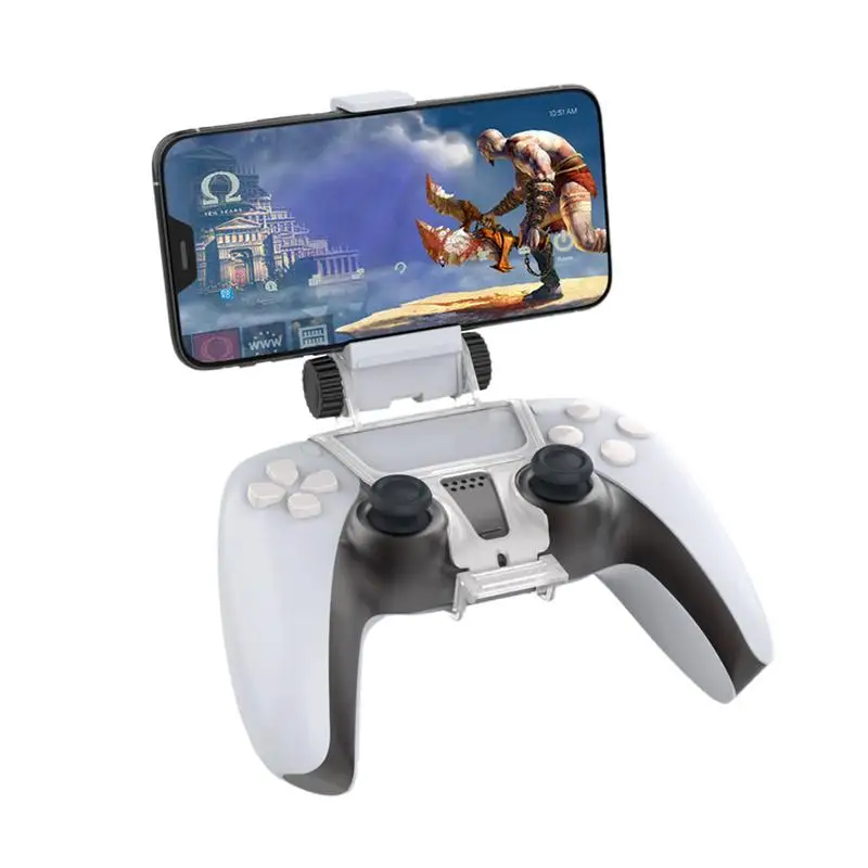 PS-5 Game Controller Dual Sense Accessories Mobile Phone Clamp Clip Holder Smart Phone Grip Mount Stand Bracket Angle Adjustment
PS-5 Game Controller Dual Sense Accessories Mobile Phone Clamp Clip Holder Smart Phone Grip Mount Stand Bracket Angle Adjustment