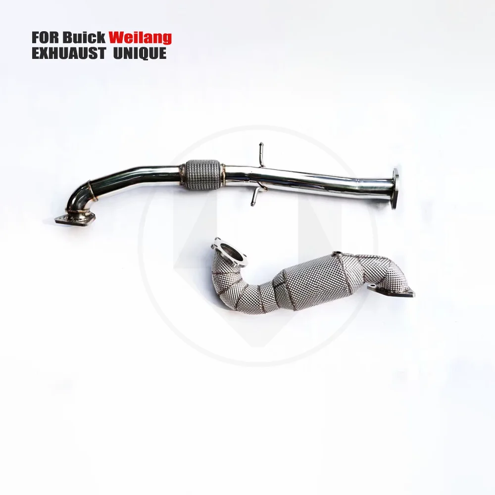 UNIQUE Exhaust Manifold High Flow Downpipe for Buick Weilang 1.5T Car Accessories With Catalytic Converter Header Catless Pipe
UNIQUE Exhaust Manifold High Flow Downpipe for Buick Weilang 1.5T Car Accessories With Catalytic Converter Header Catless Pipe