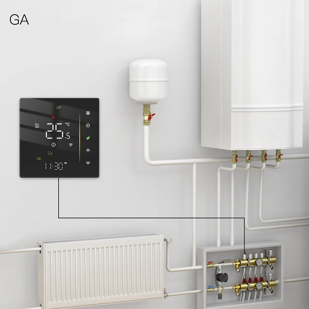 Термостат для умного дома Zigbee, Wi-Fi, широкая совместимость, программируемый дизайн, удобный интерфейс
Термостат для умного дома Zigbee, Wi-Fi, широкая совместимость, программируемый дизайн, удобный интерфейс