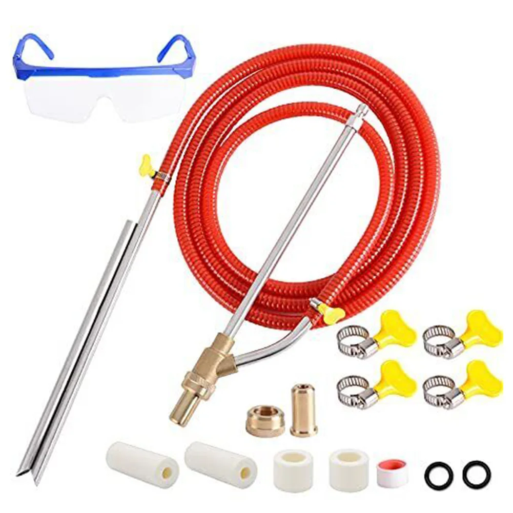High Quality For Pressure Washer Sandblasting Kit for Effective Cleaning Includes Hose Wand Sand Wand Goggle Clamps Nozzles
High Quality For Pressure Washer Sandblasting Kit for Effective Cleaning Includes Hose Wand Sand Wand Goggle Clamps Nozzles