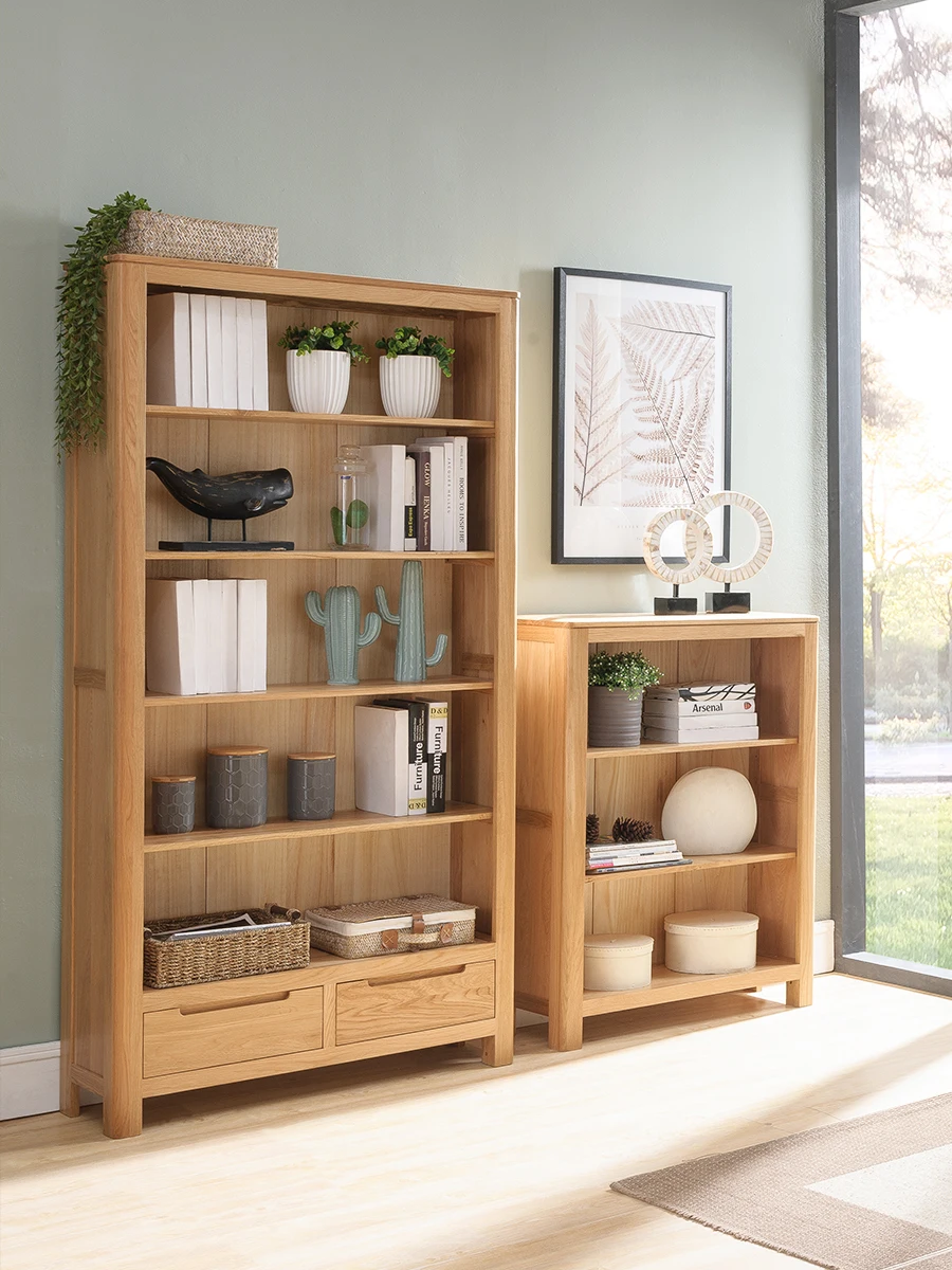 Oak bookcase, Nordic all-solid wood bookcase, modern minimalist eco-friendly shelf, bookcase, high display cabinet
Oak bookcase, Nordic all-solid wood bookcase, modern minimalist eco-friendly shelf, bookcase, high display cabinet