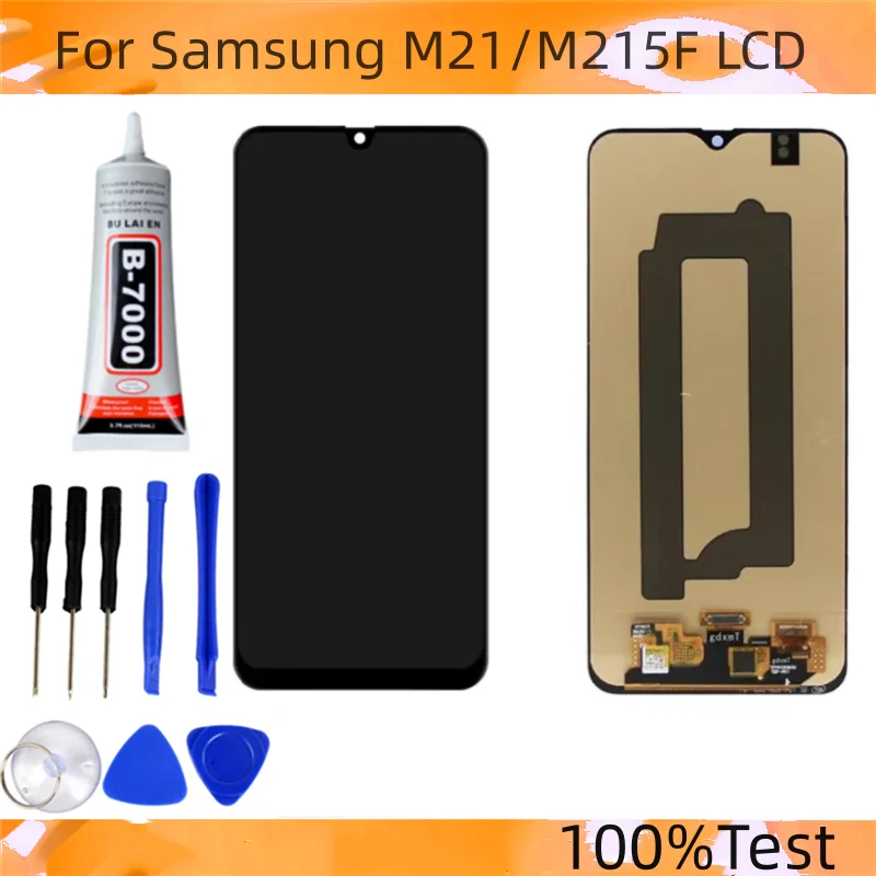 

AMOLED High Quality For Samsung Galaxy M21 LCD Display Touch Screen,with Frame For Galaxy M215 M215F SM-M215F/DS SM-M215F/DSN LC