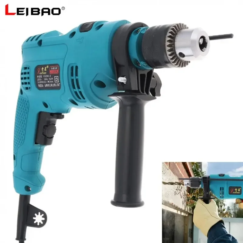 220V 550W Handheld Electric Pistol Drill with Dual Use Variable Speed Switch and 13mm Drill Chuck for Handling Screws/Polishing
220V 550W Handheld Electric Pistol Drill with Dual Use Variable Speed Switch and 13mm Drill Chuck for Handling Screws/Polishing