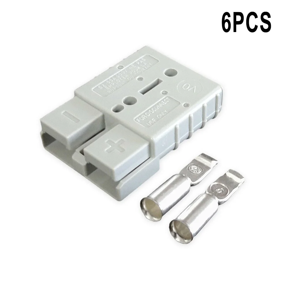 6pcs For Anderson Plug Connector 50AMP Caravan Trailer Solar Truck Suitable For Anderson Forklift Battery Connector 6AWG
6pcs For Anderson Plug Connector 50AMP Caravan Trailer Solar Truck Suitable For Anderson Forklift Battery Connector 6AWG