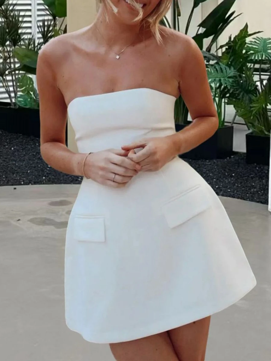 Off the Shoulder Sleeveless Summer Women Elegant Mini Dress High Waisted Fashion Sexy Night Club Evening Party Holiday Dress
Off the Shoulder Sleeveless Summer Women Elegant Mini Dress High Waisted Fashion Sexy Night Club Evening Party Holiday Dress