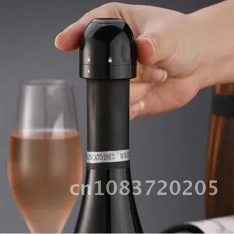 Vacuum Spiral Type Stopper for New Red Wine and Champagne Bottle Barware Accessories ABS Silicone Retain Freshness Bar Tool
Vacuum Spiral Type Stopper for New Red Wine and Champagne Bottle Barware Accessories ABS Silicone Retain Freshness Bar Tool