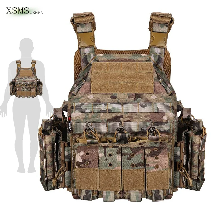 Tactical Vest Military Combat Armor Vest 1000D Nylon Hunting Airsoft Vest Adjustable Outdoor CS Training Molle BBX14#
Tactical Vest Military Combat Armor Vest 1000D Nylon Hunting Airsoft Vest Adjustable Outdoor CS Training Molle BBX14#