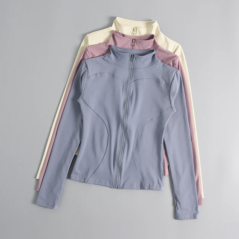 Lulu's same yoga suit jacket for women's autumn and winter cardigan looks slimmer, dries quickly, and tightens the waist
Lulu's same yoga suit jacket for women's autumn and winter cardigan looks slimmer, dries quickly, and tightens the waist
