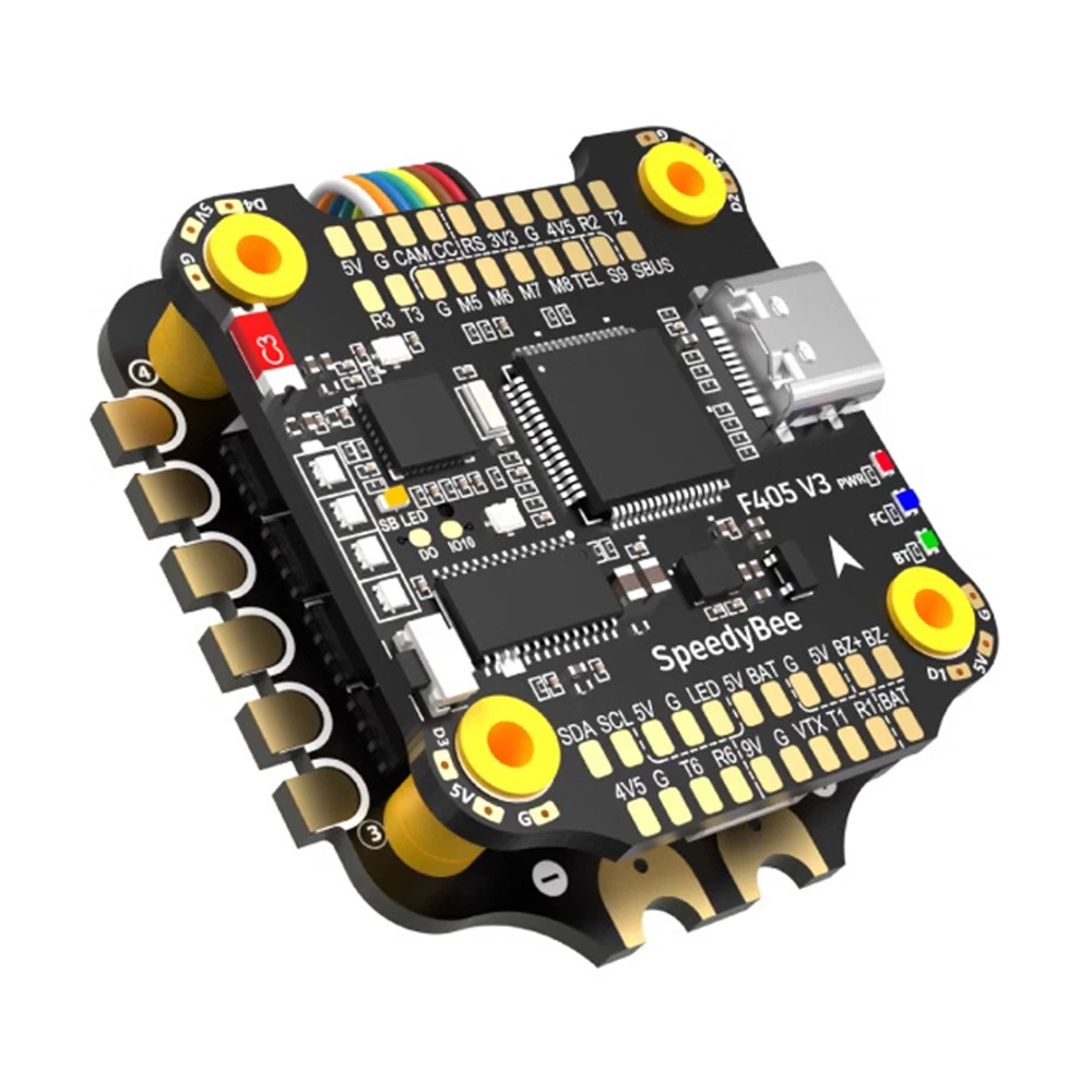 FPV Дрон FC ESC Stack SpeedyBee F405 V3 BLS 50A 30x30 3-6S 4 в 1 Контроллер полета контроллер скорости RC Квадрокоптер DIY части
FPV Дрон FC ESC Stack SpeedyBee F405 V3 BLS 50A 30x30 3-6S 4 в 1 Контроллер полета контроллер скорости RC Квадрокоптер DIY части