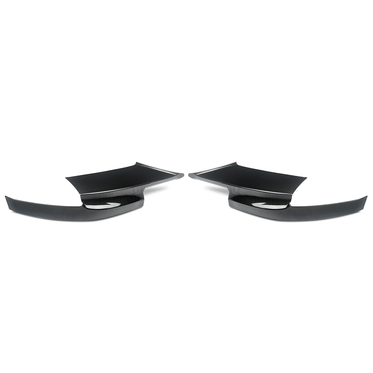 Carbon Fiber Style Front Bumper Corner Splitter Lip for BMW F10 M5 Only 2010-2016 Carbon Fiber Style Front Bumper Corner Splitter Lip for BMW F10 M5 Only 2010-2016