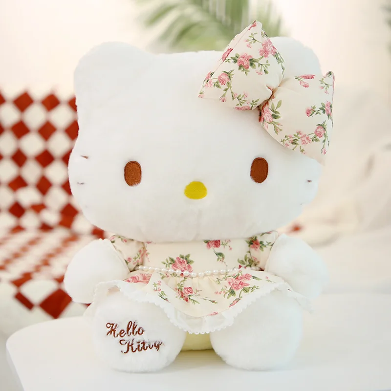 Оригинальная плюшевая игрушка Sanrio Kt кот богатый цветок Hello Kitty набивные куклы для девочек мультяшная диванная Подушка Аниме орнамент подарки
Оригинальная плюшевая игрушка Sanrio Kt кот богатый цветок Hello Kitty набивные куклы для девочек мультяшная диванная Подушка Аниме орнамент подарки