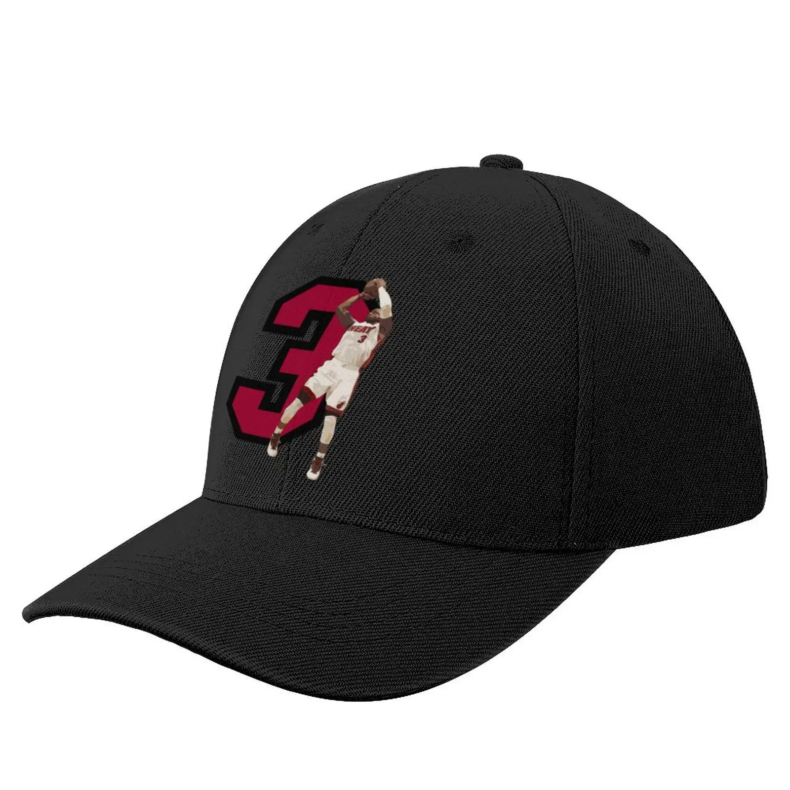 

Dwyane Wade Sticker Baseball Cap Brand Man Caps Big Size Hat hard hat Horse Hat Caps For Men Women'S