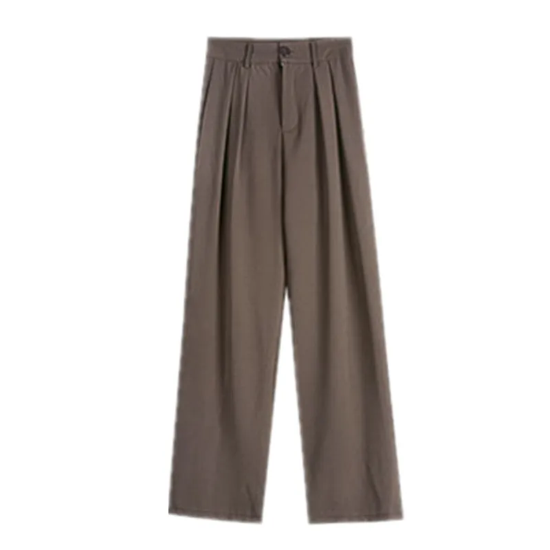 YASUGUOJI Black Suit Pants Woman High Waist Pants Pockets Office Ladies Pants Fashion Solid Color Chic Business Retro Trousers
YASUGUOJI Black Suit Pants Woman High Waist Pants Pockets Office Ladies Pants Fashion Solid Color Chic Business Retro Trousers
