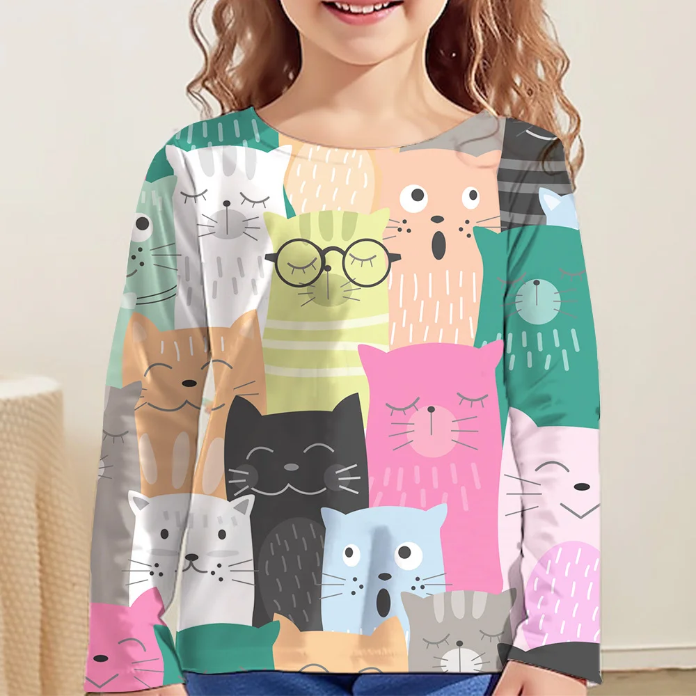 Kawaii Tops Kids T Shirt For Girls Tee Shirt From 9 To 12 Years Korean Children's Clothes 2023 Autumn Girl's Animals T-Shirts
Kawaii Tops Kids T Shirt For Girls Tee Shirt From 9 To 12 Years Korean Children's Clothes 2023 Autumn Girl's Animals T-Shirts