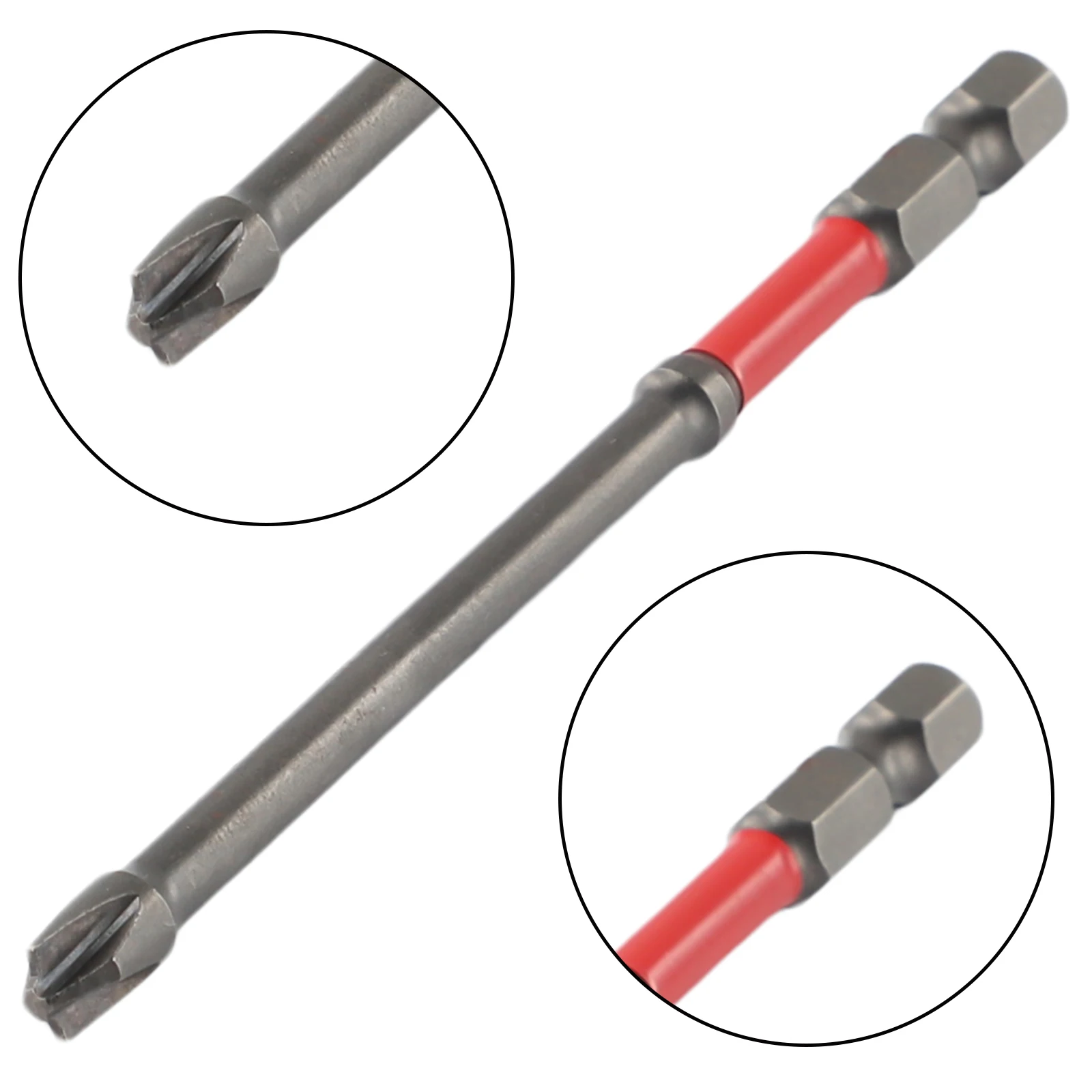 Impact Resistant Hexagonal Screwdriver Bit Magnetic Special Slotted Cross Screwdriver Bit For Electrician FPH2 Red
Impact Resistant Hexagonal Screwdriver Bit Magnetic Special Slotted Cross Screwdriver Bit For Electrician FPH2 Red