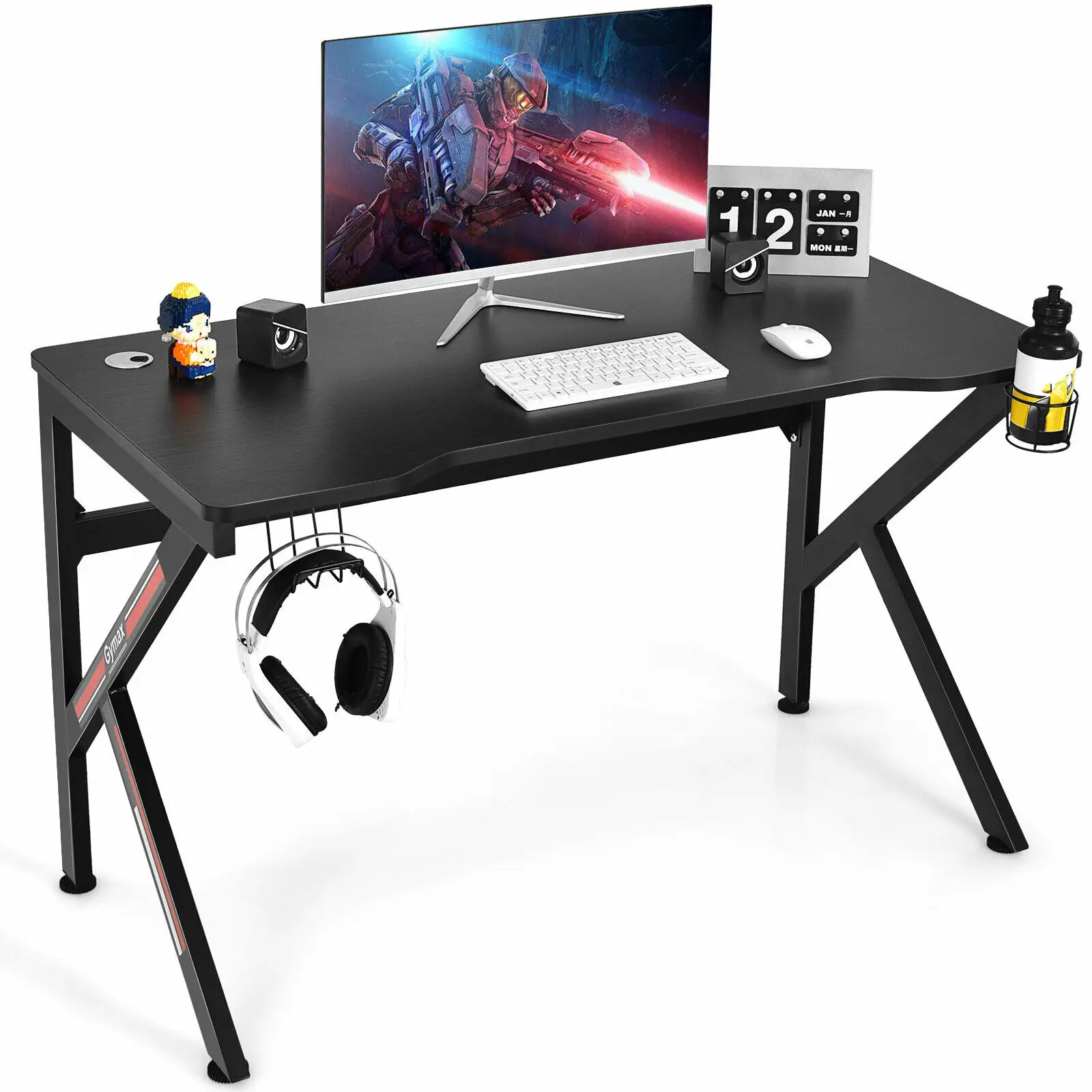Gymax 48-дюймовый K-образный игровой настольный компьютерный стол с держателем для чашки & крюк для наушников HW67812
Gymax 48-дюймовый K-образный игровой настольный компьютерный стол с держателем для чашки & крюк для наушников HW67812