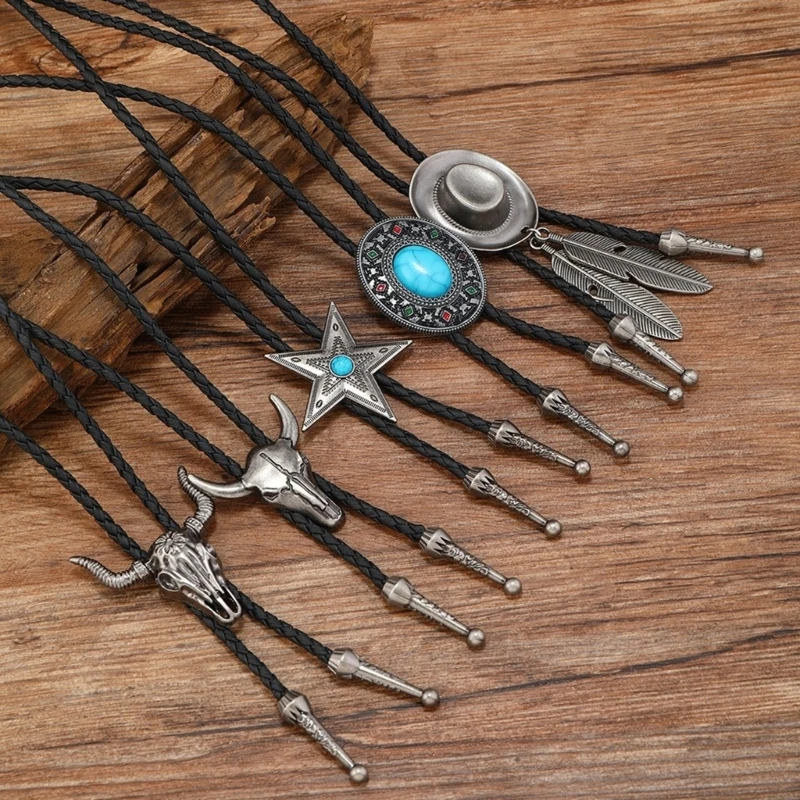 Elegant Bolo Tie with Horn Pendant Carved Necktie Western Necklace Cool Bolo Tie Vintage Western Cowboy Costume
Elegant Bolo Tie with Horn Pendant Carved Necktie Western Necklace Cool Bolo Tie Vintage Western Cowboy Costume