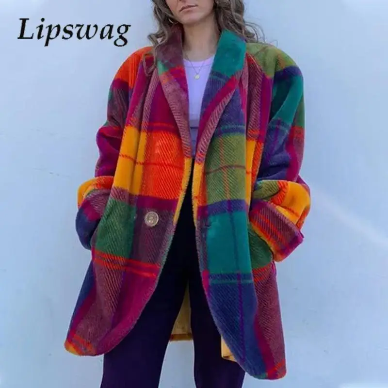 Elegant Lapel Long-Sleeved Chic Wool Jacket Women Commuter Single-Breasted Woolen Outwear Winter Casual Contrasting Warm Coat
Elegant Lapel Long-Sleeved Chic Wool Jacket Women Commuter Single-Breasted Woolen Outwear Winter Casual Contrasting Warm Coat