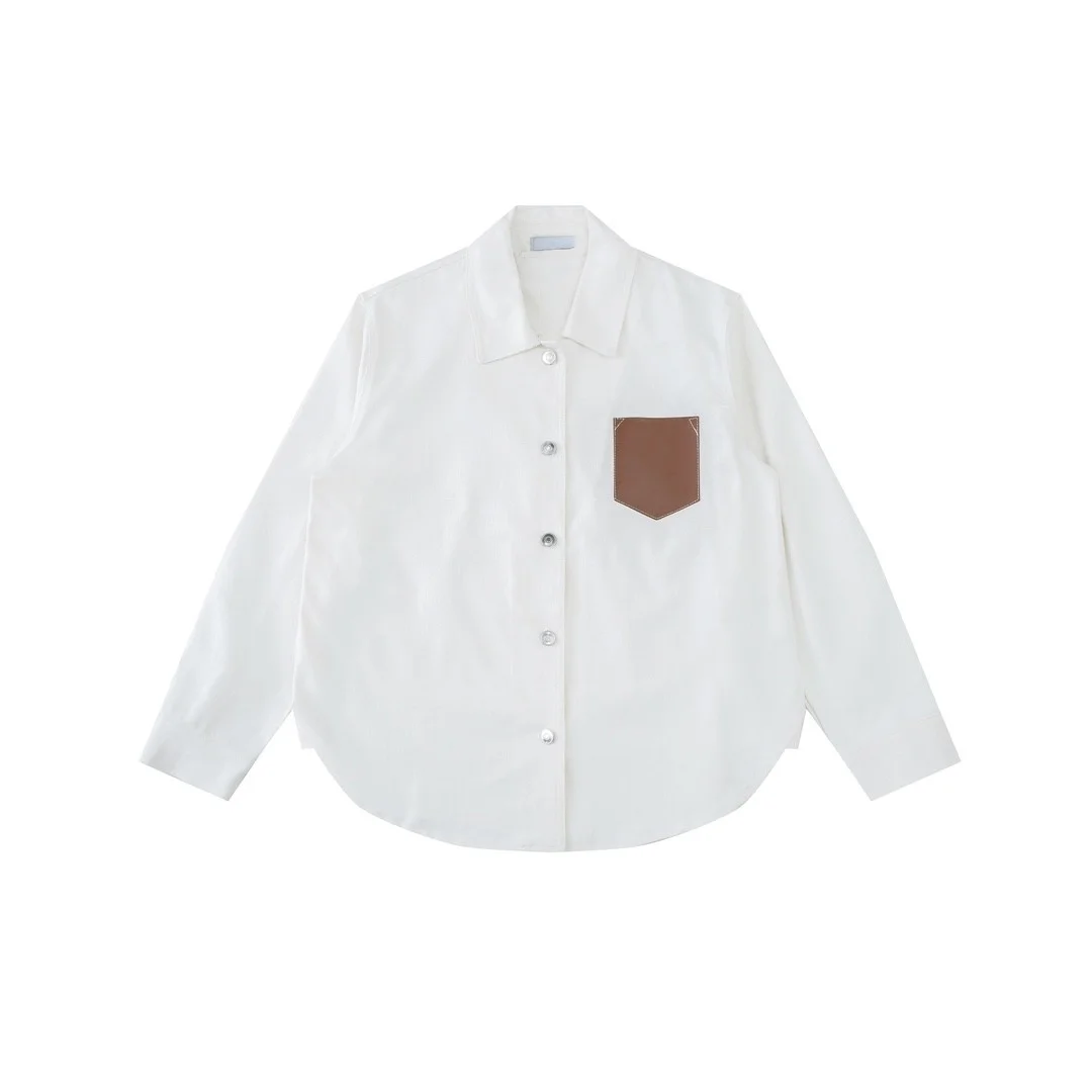 2023 Autumn New Polo Collar Long Sleeve Shirt Men's Fashion Loose Embossed Leather Pocket Label High Quality
2023 Autumn New Polo Collar Long Sleeve Shirt Men's Fashion Loose Embossed Leather Pocket Label High Quality
