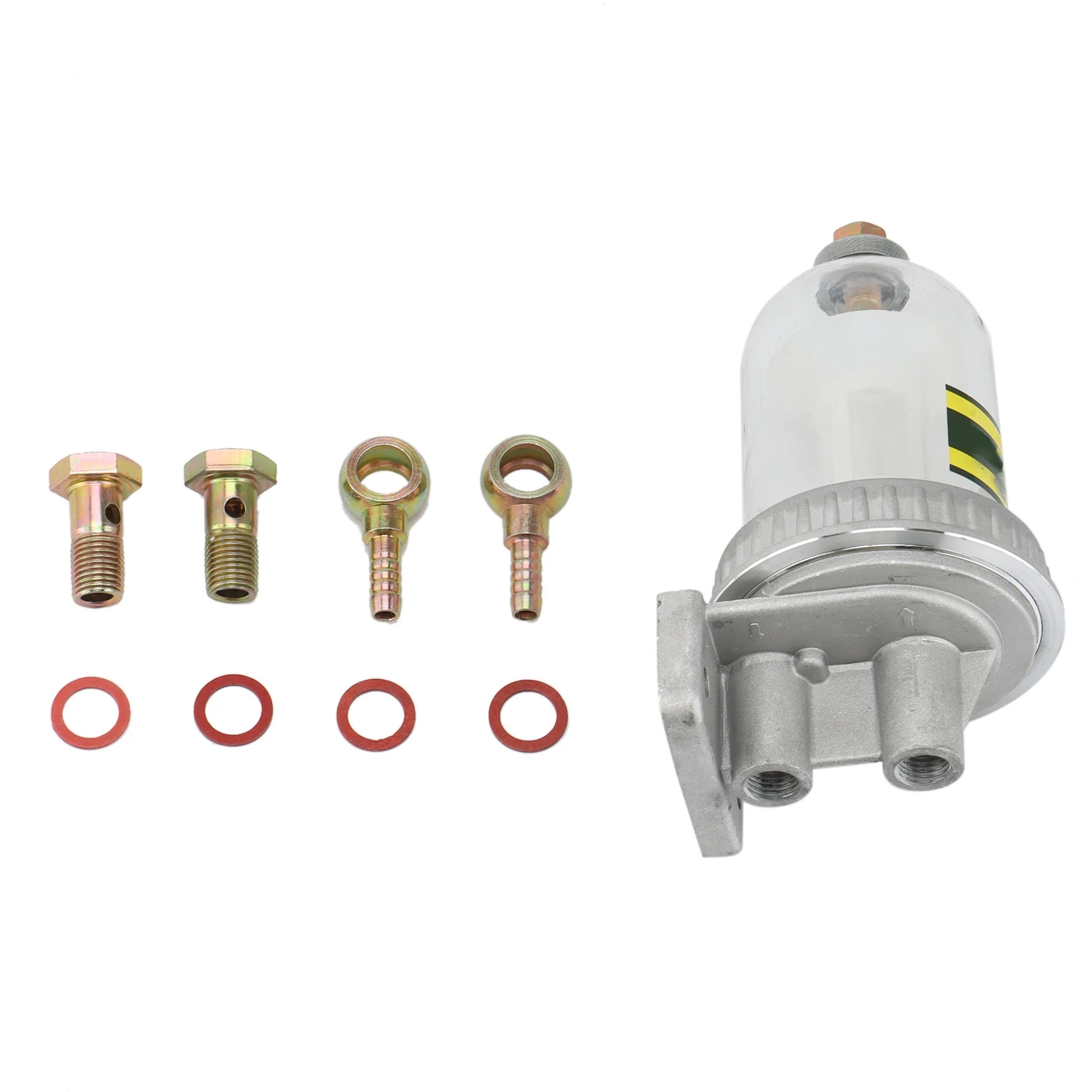 CA141 Coarse Filter Fuel Water Separation Precipitator Cup with Drain Retrofit Fuel Filter with 8mm Connector
CA141 Coarse Filter Fuel Water Separation Precipitator Cup with Drain Retrofit Fuel Filter with 8mm Connector