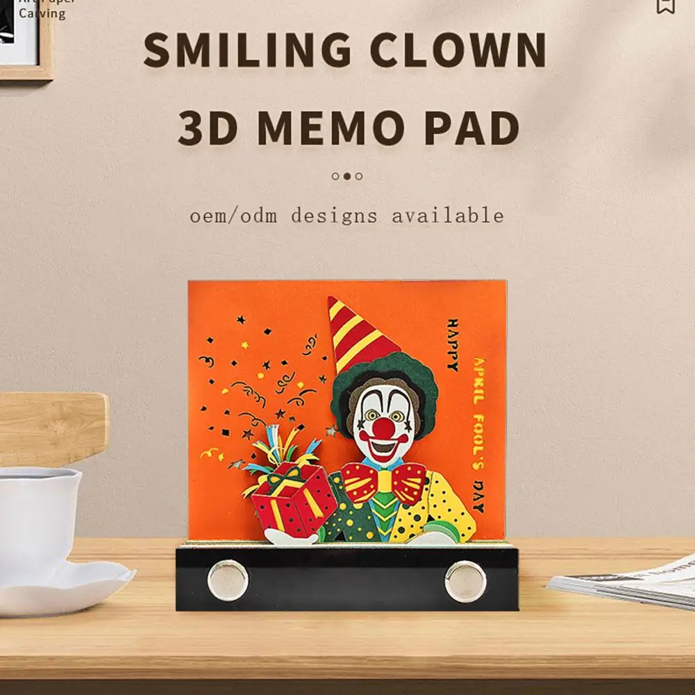Joker 3d Paper Carving Pad Note Paper Customized Magic Peripheral Hand-torn Paper Gift Sculpture Calendar Castle G Q7s3
Joker 3d Paper Carving Pad Note Paper Customized Magic Peripheral Hand-torn Paper Gift Sculpture Calendar Castle G Q7s3