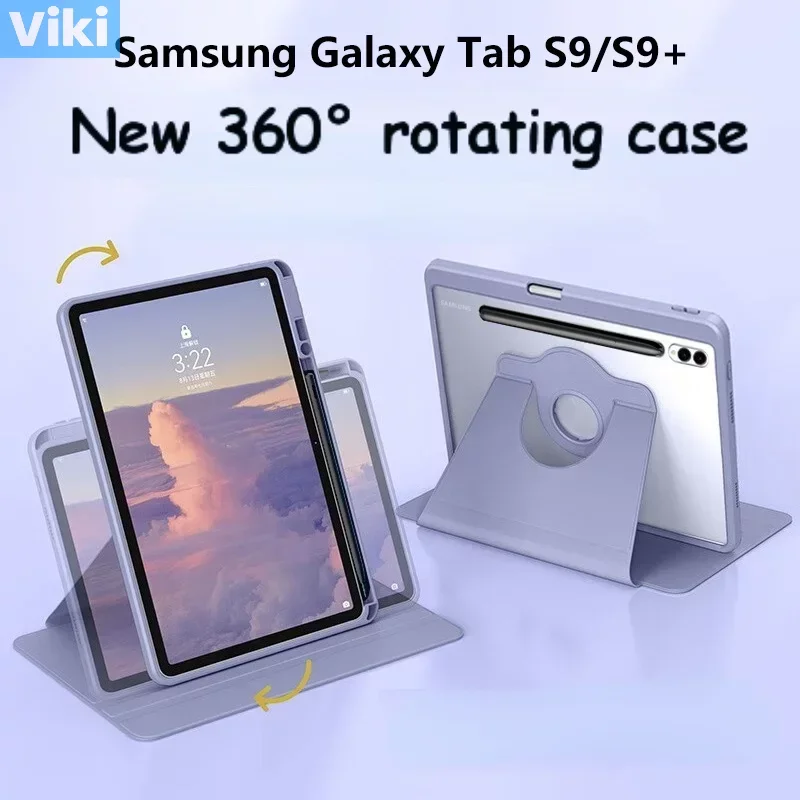 360° rotation Case For Samsung Tab S9 S8 S7 11 Smart Cover for Tab S6 Lite 10.4 A8 10.5 S7 S8 S9 Plus 12.4 FE with Pen Holder
360° rotation Case For Samsung Tab S9 S8 S7 11 Smart Cover for Tab S6 Lite 10.4 A8 10.5 S7 S8 S9 Plus 12.4 FE with Pen Holder