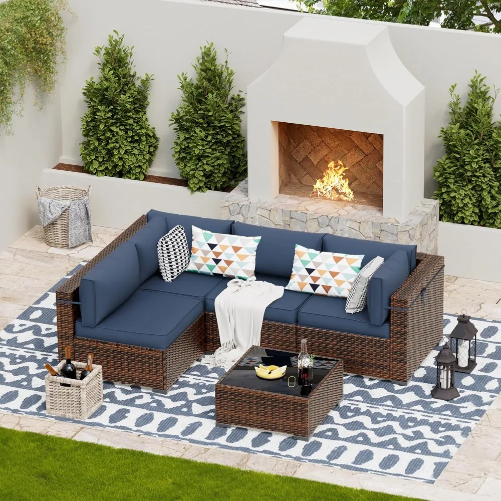 Outdoor Sofa Sets, Rattan Outdoor Patio Sectional Furniture Sofa Set, for Backyard, Deck,5-PieceOutdoors Garden Sofas Set
Outdoor Sofa Sets, Rattan Outdoor Patio Sectional Furniture Sofa Set, for Backyard, Deck,5-PieceOutdoors Garden Sofas Set