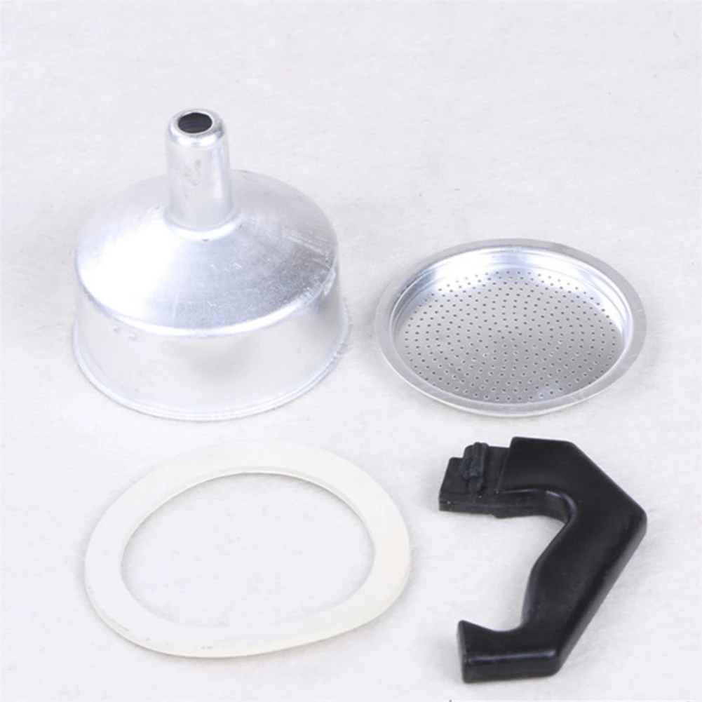 Espresso Coffee Moka Pot Replacement Parts For Cups Moka Pot Handle Gasket Seal Funnel Filter Accessories
Espresso Coffee Moka Pot Replacement Parts For Cups Moka Pot Handle Gasket Seal Funnel Filter Accessories