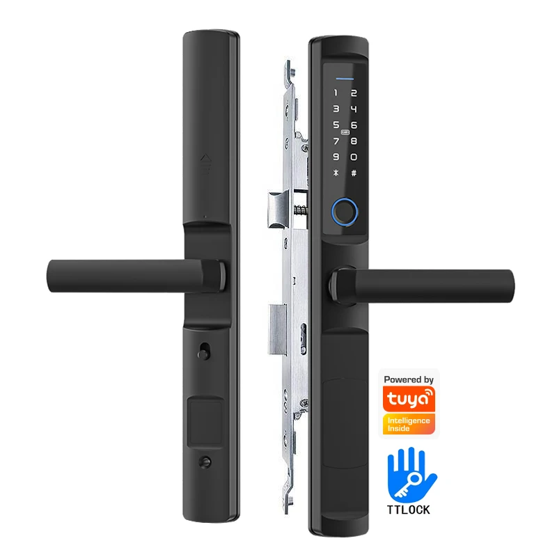 Waterproof Keyless TTlock Electronic Intelligent Door Handle Lock Smart Fingerprint Sliding Electric Door Lock
Waterproof Keyless TTlock Electronic Intelligent Door Handle Lock Smart Fingerprint Sliding Electric Door Lock