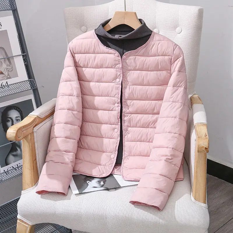 2024 New Women's Autumn Winter Light Thin Down Cotton Jacket New Casual Simple Style Long Sleeve Windbreaker Cotton Coat Female
2024 New Women's Autumn Winter Light Thin Down Cotton Jacket New Casual Simple Style Long Sleeve Windbreaker Cotton Coat Female