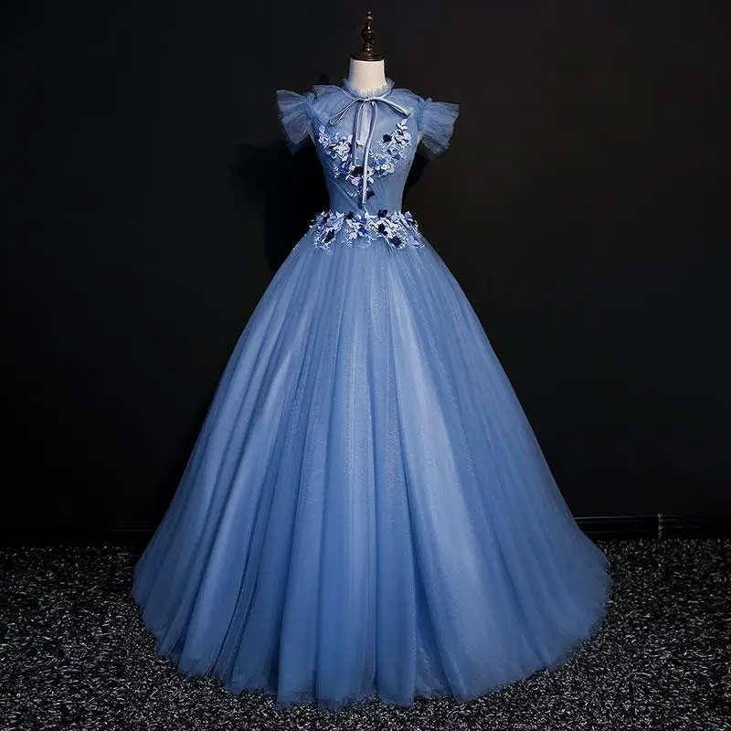 2024 Dusty Blue Quinceanera Dresses Mexican Girls Shiny Sequined Long Tulle Ball Gowns Lace Appliques Sweet 15 16 Party Dresses
2024 Dusty Blue Quinceanera Dresses Mexican Girls Shiny Sequined Long Tulle Ball Gowns Lace Appliques Sweet 15 16 Party Dresses