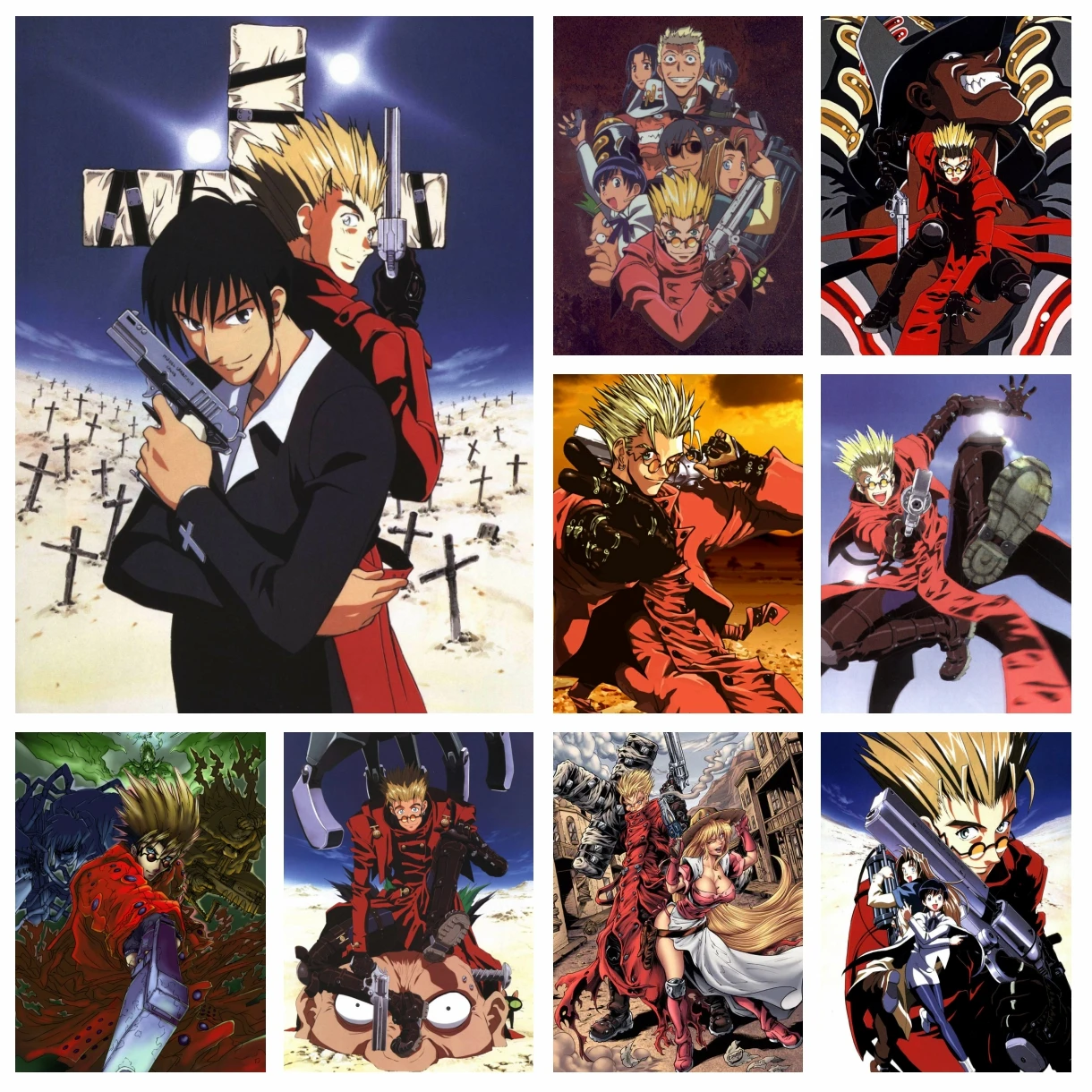 DIY Trigun Аниме Картина со стразами японский мультфильм Вышивка крестиком Картина мозаика рукоделие полная дрель домашний декор
DIY Trigun Аниме Картина со стразами японский мультфильм Вышивка крестиком Картина мозаика рукоделие полная дрель домашний декор