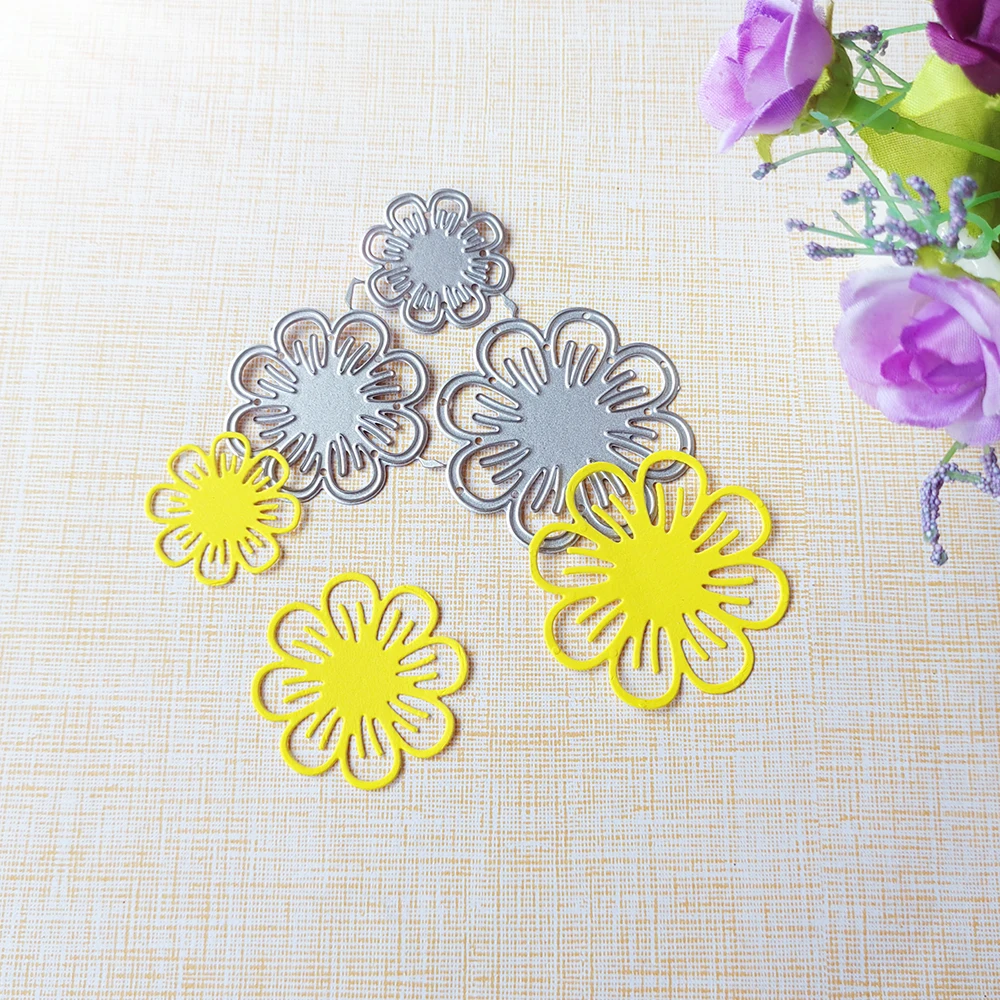 New 3 sizes of flowers and flower cores cutting dies scrapbook decoration embossed photo album decoration card making DIY crafts
New 3 sizes of flowers and flower cores cutting dies scrapbook decoration embossed photo album decoration card making DIY crafts