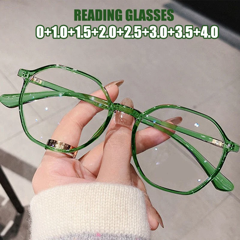 Fashion Transparent Reading Glasses Men Women Purple Middle-aged and Elderly High-definition Anti-blue Light Elderly Glasses
Fashion Transparent Reading Glasses Men Women Purple Middle-aged and Elderly High-definition Anti-blue Light Elderly Glasses