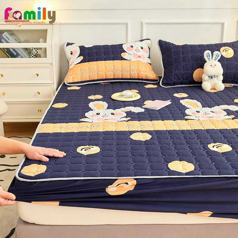 Soft Luxury Large Quilted Mattress Cover Fully Thick Jacquard Fabric Cartoon Printed Mattress Protector Pad for Bed home decor
Soft Luxury Large Quilted Mattress Cover Fully Thick Jacquard Fabric Cartoon Printed Mattress Protector Pad for Bed home decor