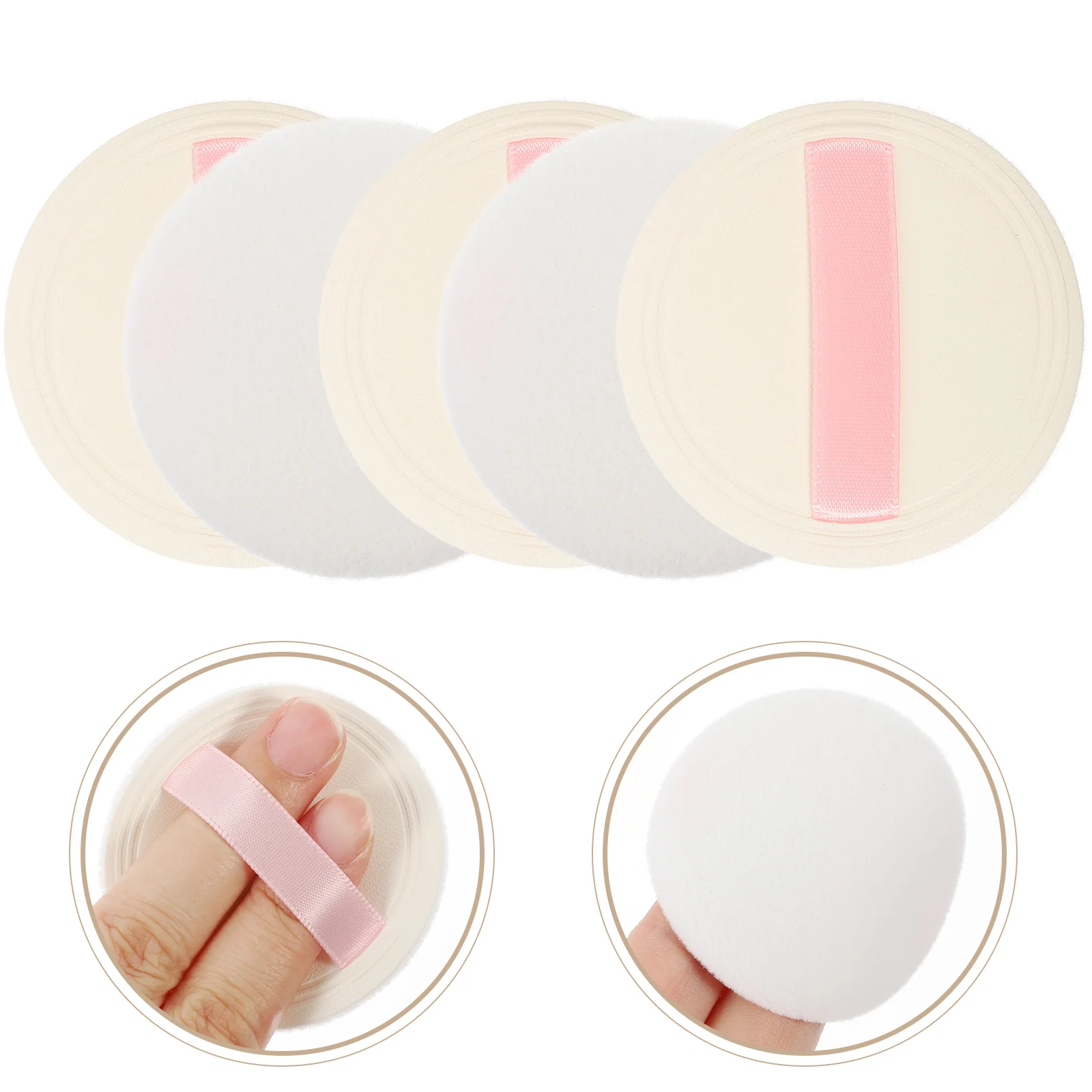 5Pcs Practical Puffs Powder Puffs Decorative Powder Puffs Comfortable Makeup Puffs
5Pcs Practical Puffs Powder Puffs Decorative Powder Puffs Comfortable Makeup Puffs