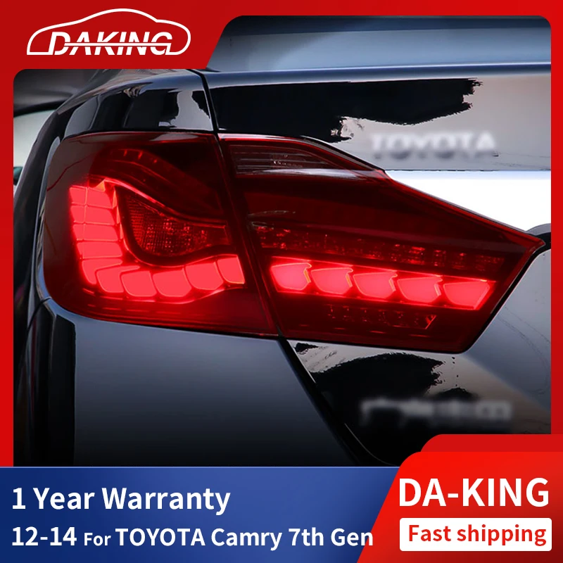 New Taillights For TOYOTA CAMRY 7th Gen 2012-2014 For BMW Style LED DRL Moving Turn Signal Animation Scale Pattern Tail Lights
New Taillights For TOYOTA CAMRY 7th Gen 2012-2014 For BMW Style LED DRL Moving Turn Signal Animation Scale Pattern Tail Lights