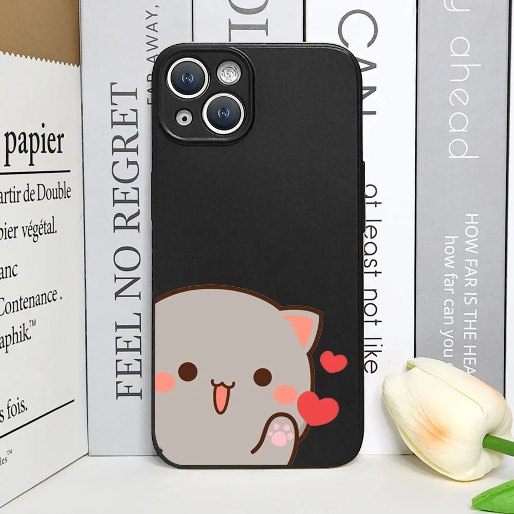 Funny Cartoon Lovers Peach Cat Couple Phone Case for IPhone 11 12 13 14 15 16 Pro Max Mini X XS SE20 8 7 Plus Paired Soft Covers Funny Cartoon Lovers Peach Cat Couple Phone Case for IPhone 11 12 13 14 15 16 Pro Max Mini X XS SE20 8 7 Plus Paired Soft Covers