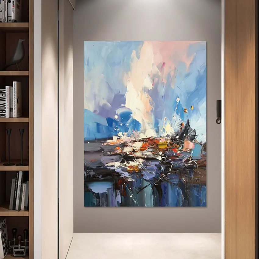 Handmade Abstract Painting Frameless Decorative Painting Oil on Canvas Used in Living Room Wall Art
Handmade Abstract Painting Frameless Decorative Painting Oil on Canvas Used in Living Room Wall Art