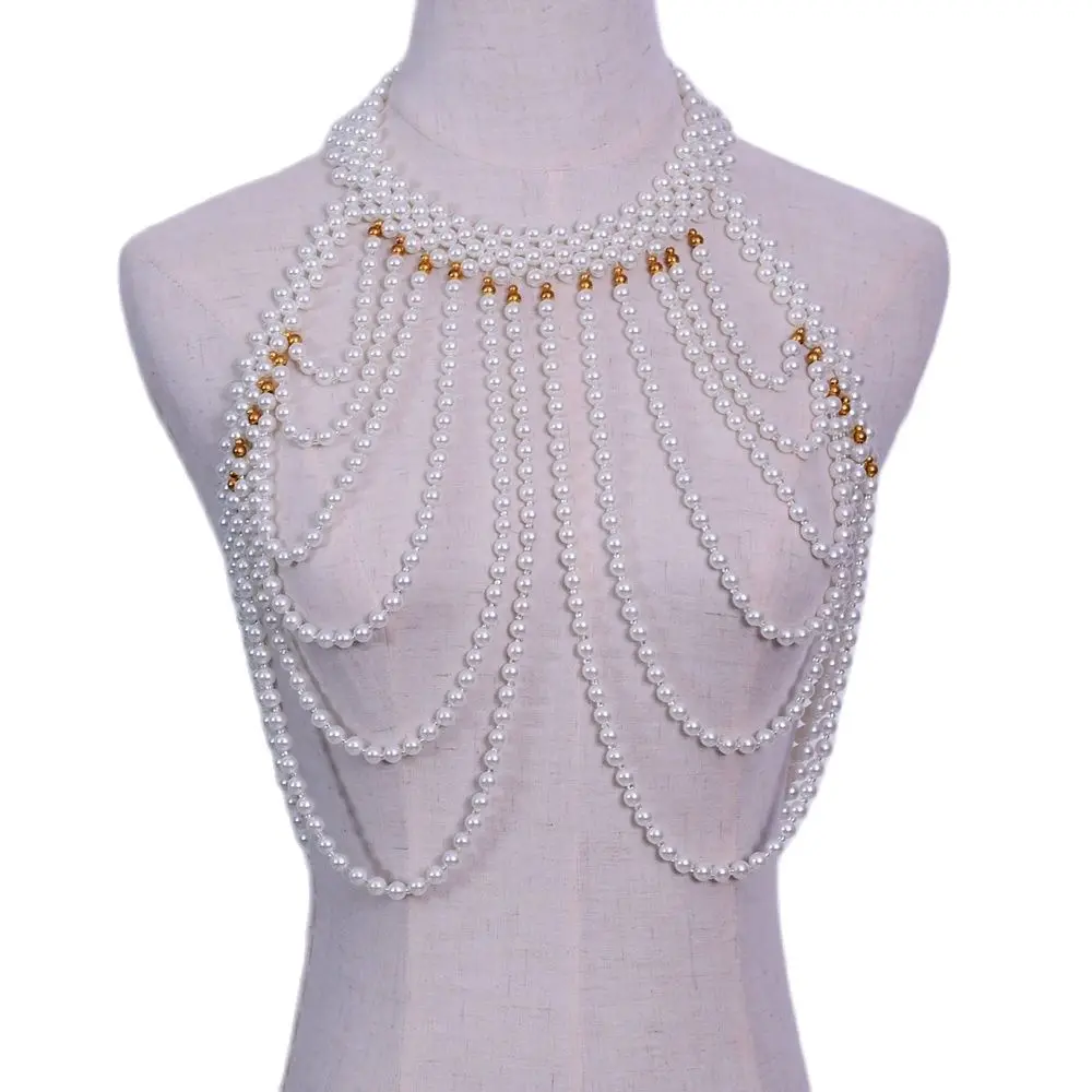 TOPQUEEN G49 Fashion Multi-layer Chain Necklace Sexy Body Jewelry Pearl Necklaces For Women Pearl Choker Waist Chain Sexy Beach
TOPQUEEN G49 Fashion Multi-layer Chain Necklace Sexy Body Jewelry Pearl Necklaces For Women Pearl Choker Waist Chain Sexy Beach