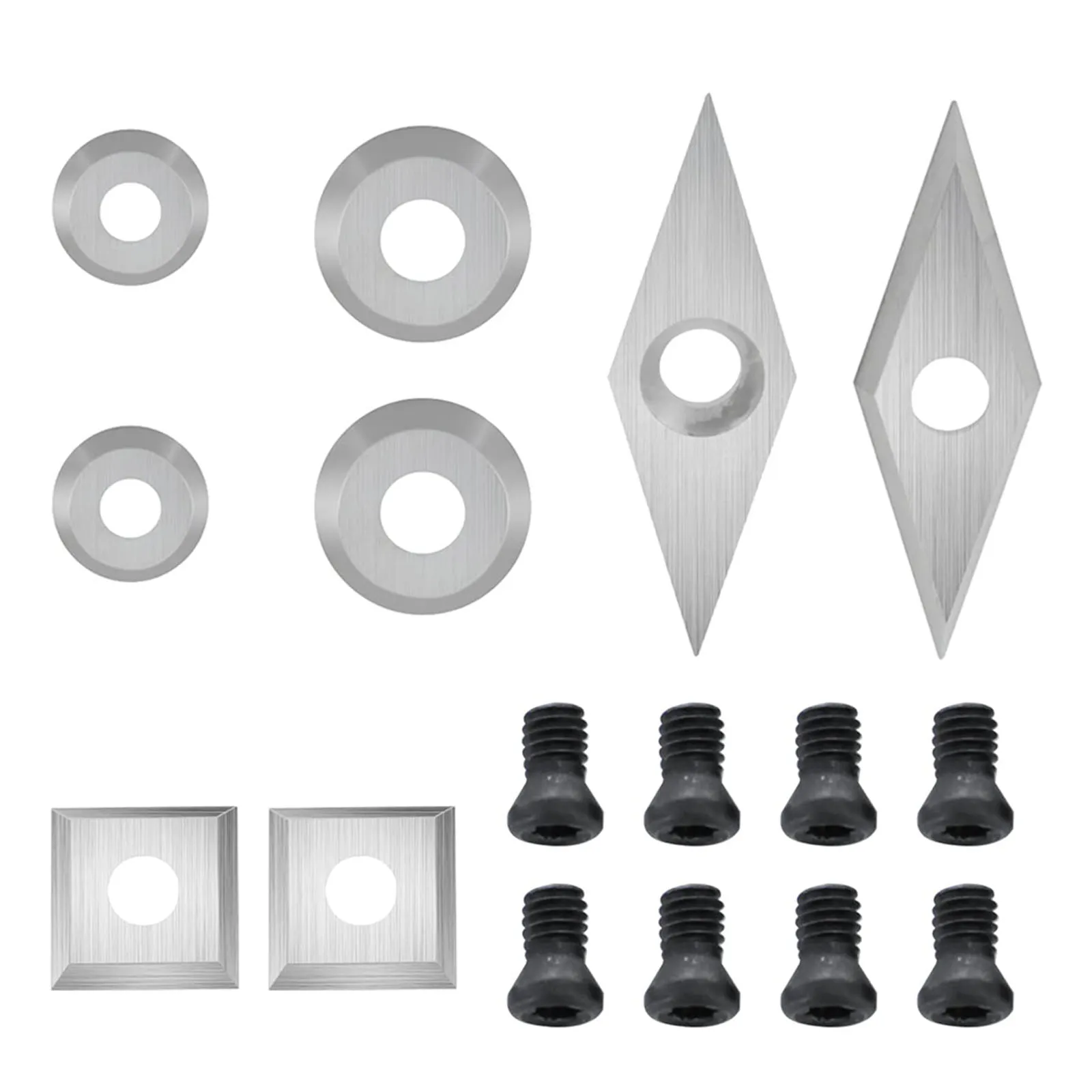 Carbide Insert Carbide Cutter Cutters For Wood 8pcs Carbide Cutters Round Tungsten With Screws Inserts Set Durable
Carbide Insert Carbide Cutter Cutters For Wood 8pcs Carbide Cutters Round Tungsten With Screws Inserts Set Durable