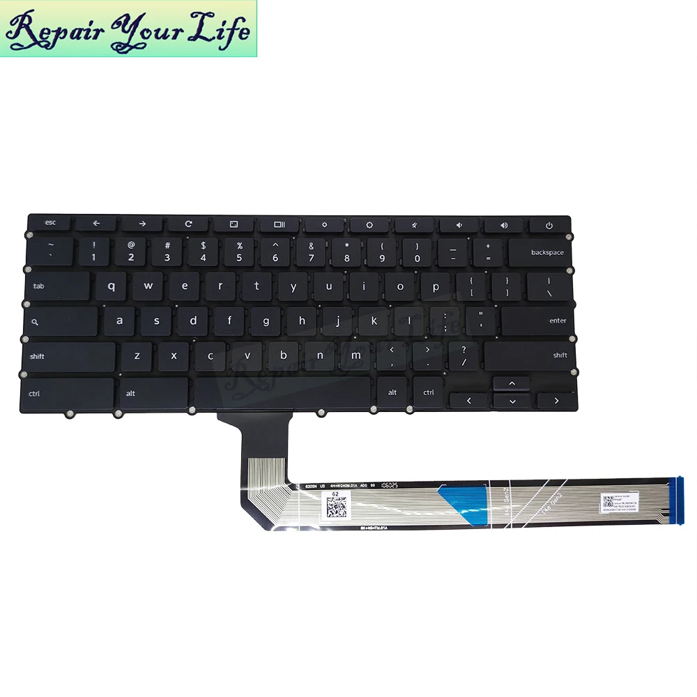 

New English laptop Keyboard for lenovo Chromebook S340-14 S330 US computers keyboards qwerty keycaps Genuine SN20R49156 LCM18B7